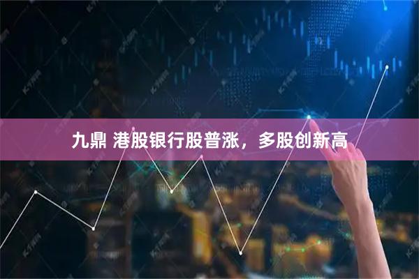 九鼎 港股银行股普涨，多股创新高