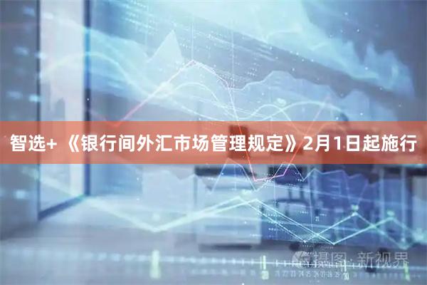 智选+ 《银行间外汇市场管理规定》2月1日起施行