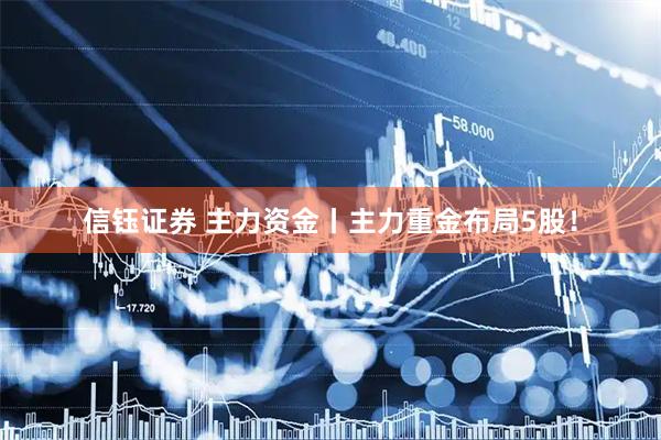 信钰证券 主力资金丨主力重金布局5股！